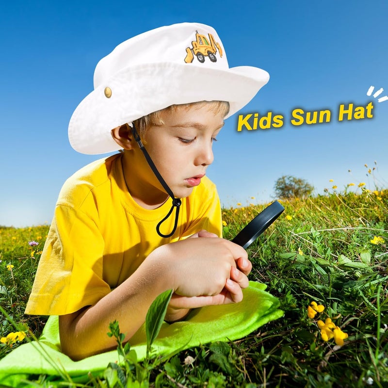 EDCYF Kids Boys Girls Embroidered Baseball Caps Baby Sun hat Toddler Dinosaur Trucker Hats Summer Hats（3-8years - Image 3